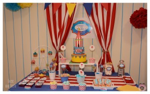 mesa dulce primera comunión niño temática el circo (8)