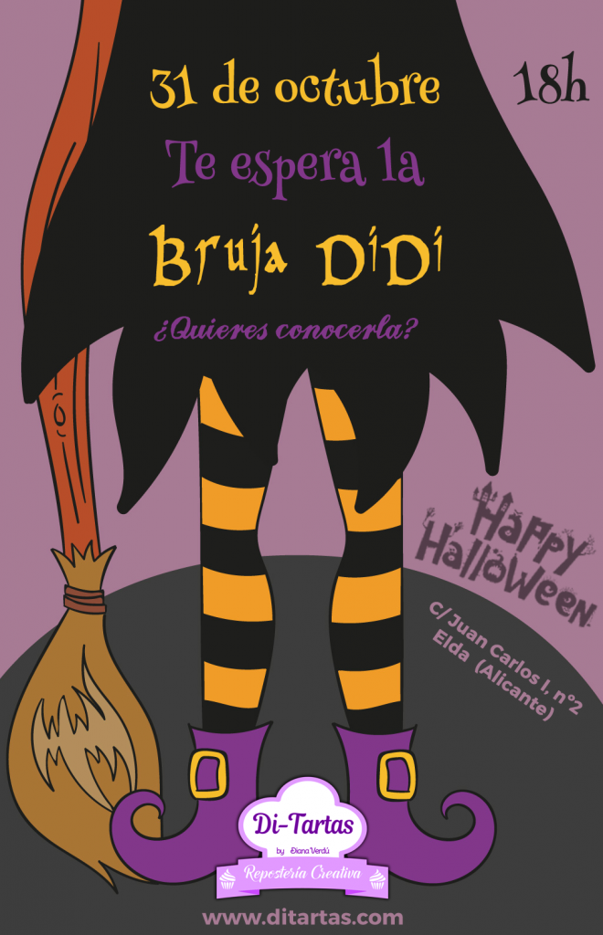 bruja DiDi halloween ditartas
