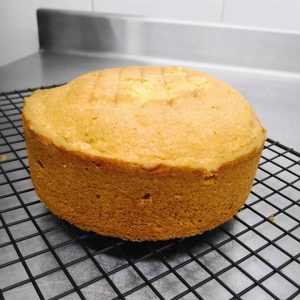 bizcocho básico fondant