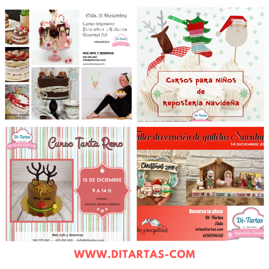 taller repostería navidad ditartas