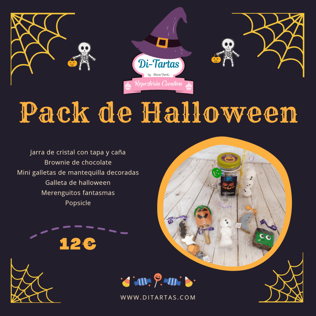 PACK halloween 20 ditartas